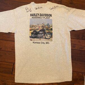 Autographed Harley-Davidson t-shirt